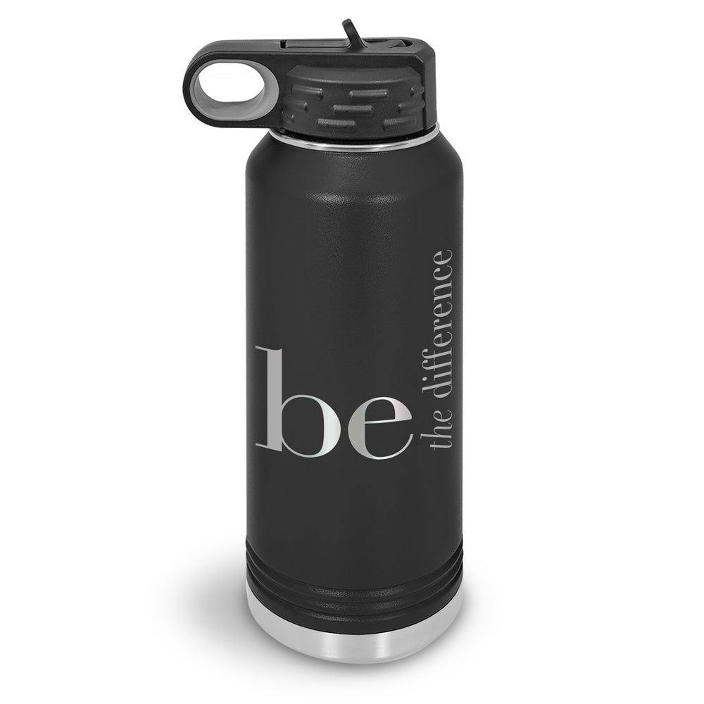 Be The Difference 32 oz. Stainless Steel Water Bottle