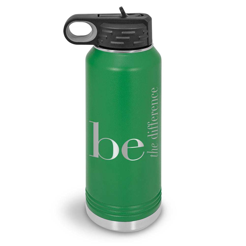 Be The Difference 32 oz. Stainless Steel Water Bottle