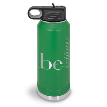 Be The Difference 32 oz. Stainless Steel Water Bottle