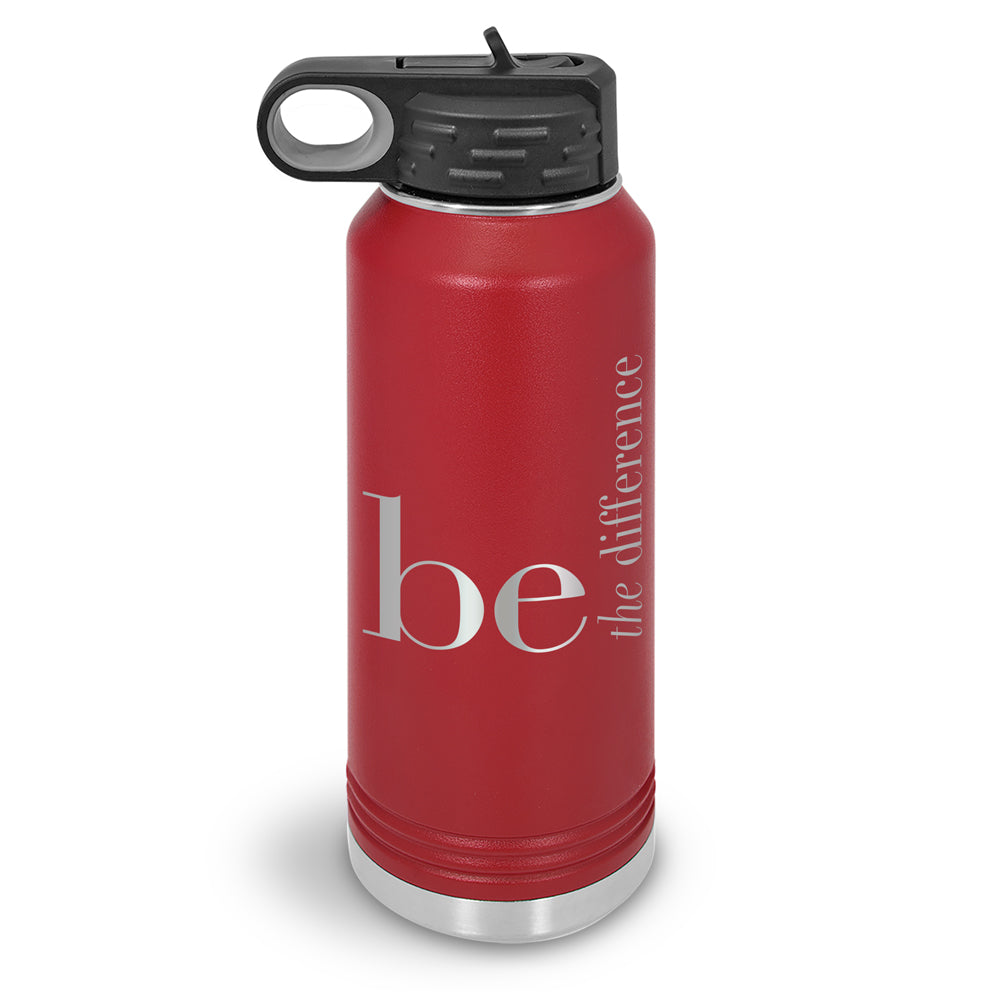 Be The Difference 32 oz. Stainless Steel Water Bottle