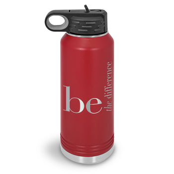 Be The Difference 32 oz. Stainless Steel Water Bottle