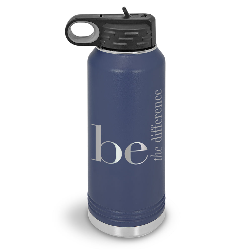 Be The Difference 32 oz. Stainless Steel Water Bottle