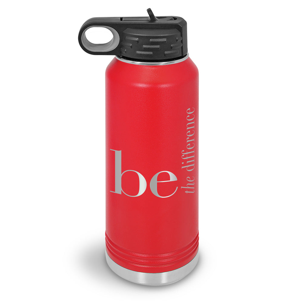 Be The Difference 32 oz. Stainless Steel Water Bottle