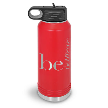 Be The Difference 32 oz. Stainless Steel Water Bottle