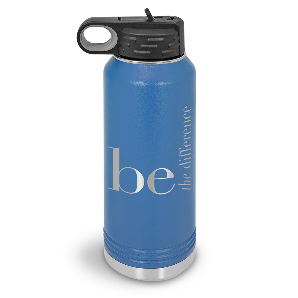 Be The Difference 32 oz. Stainless Steel Water Bottle