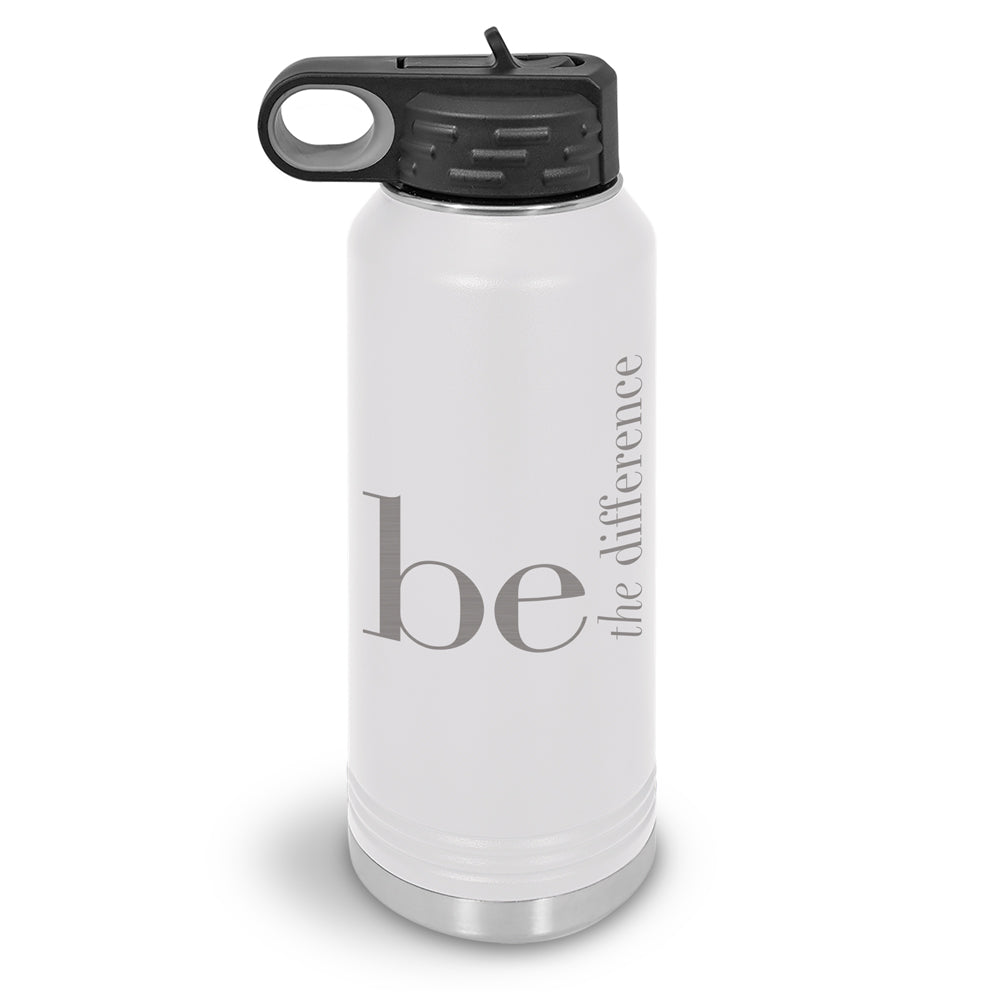 Be The Difference 32 oz. Stainless Steel Water Bottle