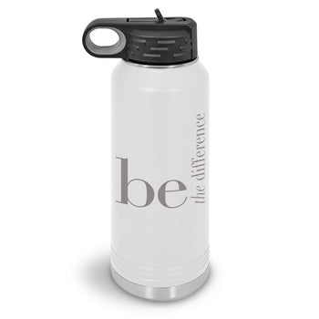 Be The Difference 32 oz. Stainless Steel Water Bottle