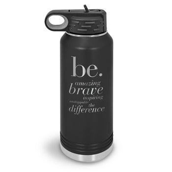 Be Collection 32 oz. Stainless Steel Water Bottle