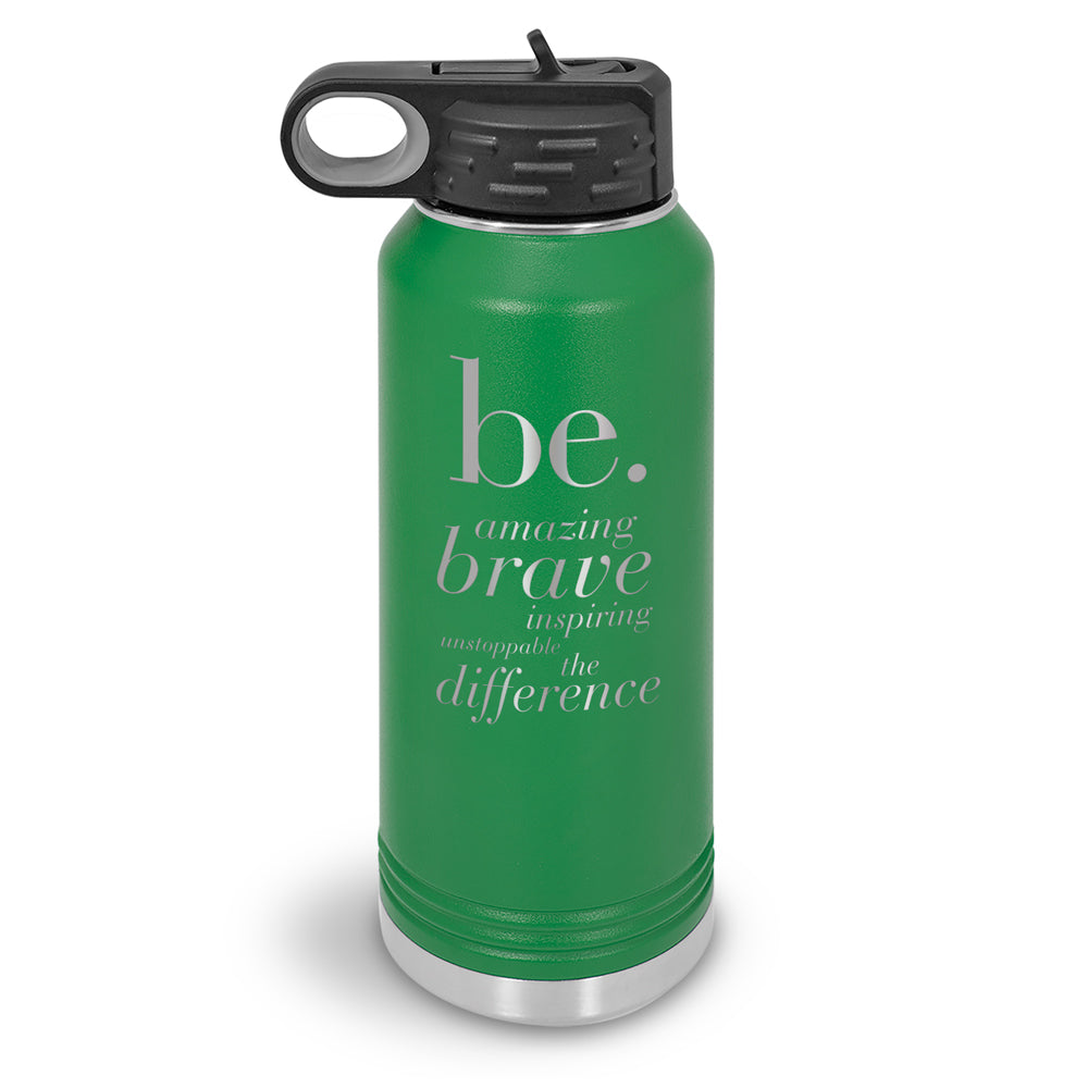 Be Collection 32 oz. Stainless Steel Water Bottle