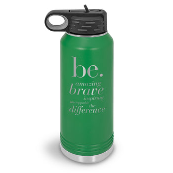 Be Collection 32 oz. Stainless Steel Water Bottle
