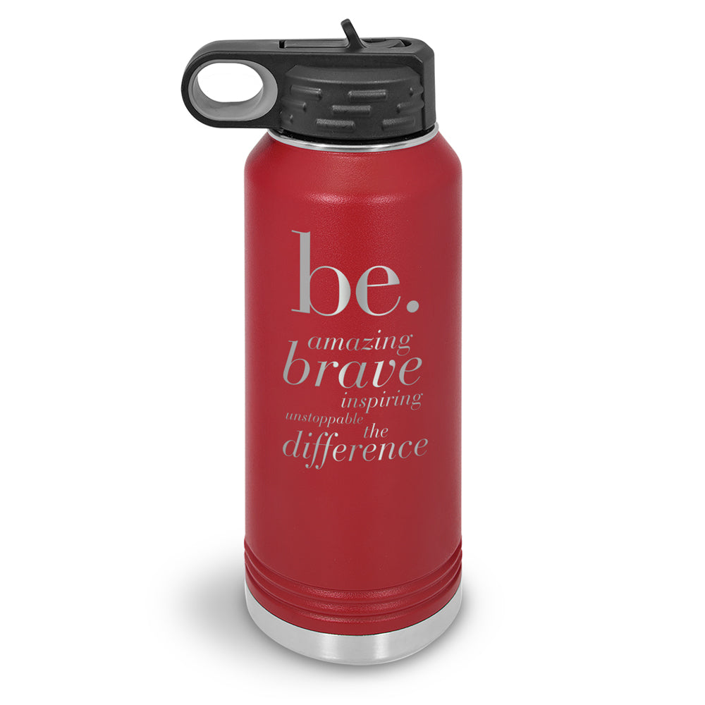 Be Collection 32 oz. Stainless Steel Water Bottle