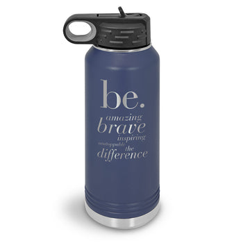 Be Collection 32 oz. Stainless Steel Water Bottle