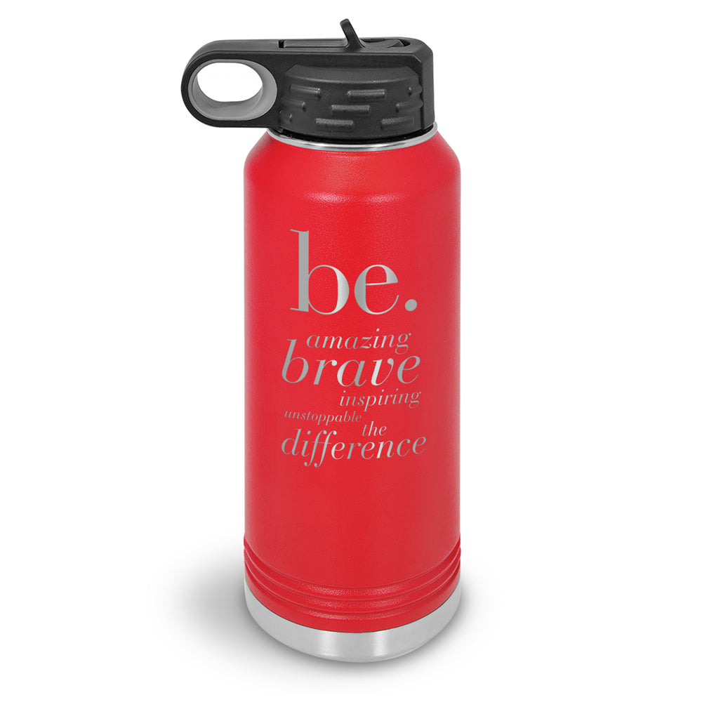 Be Collection 32 oz. Stainless Steel Water Bottle