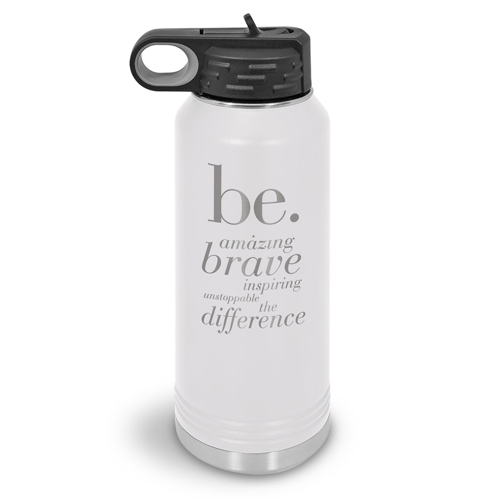 Be Collection 32 oz. Stainless Steel Water Bottle
