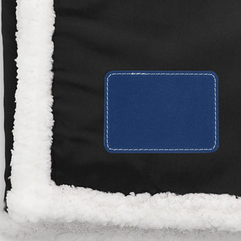 Custom Sherpa Blanket W/ Patch