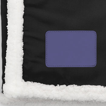 Custom Sherpa Blanket W/ Patch
