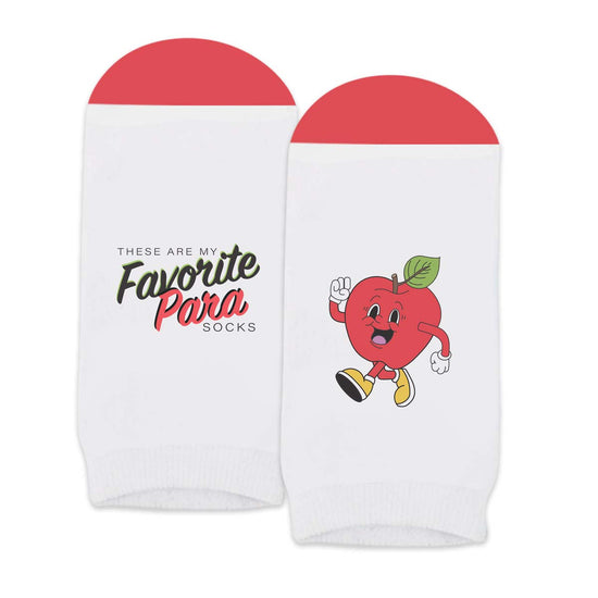 socks with favorite para message