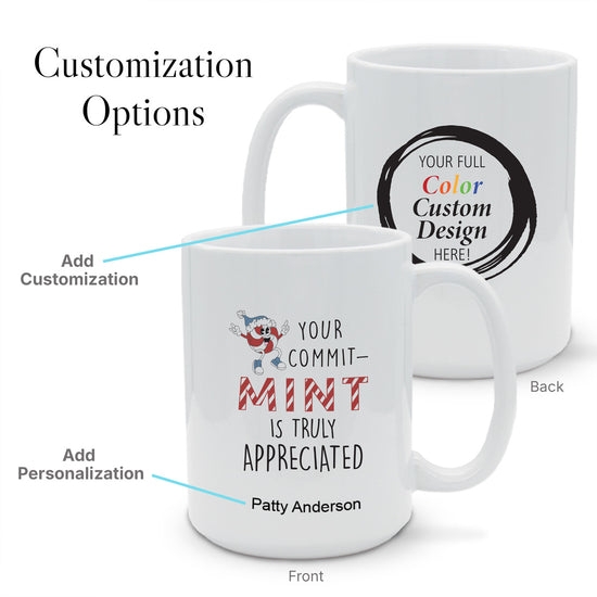 customization options for your commit-mint mug