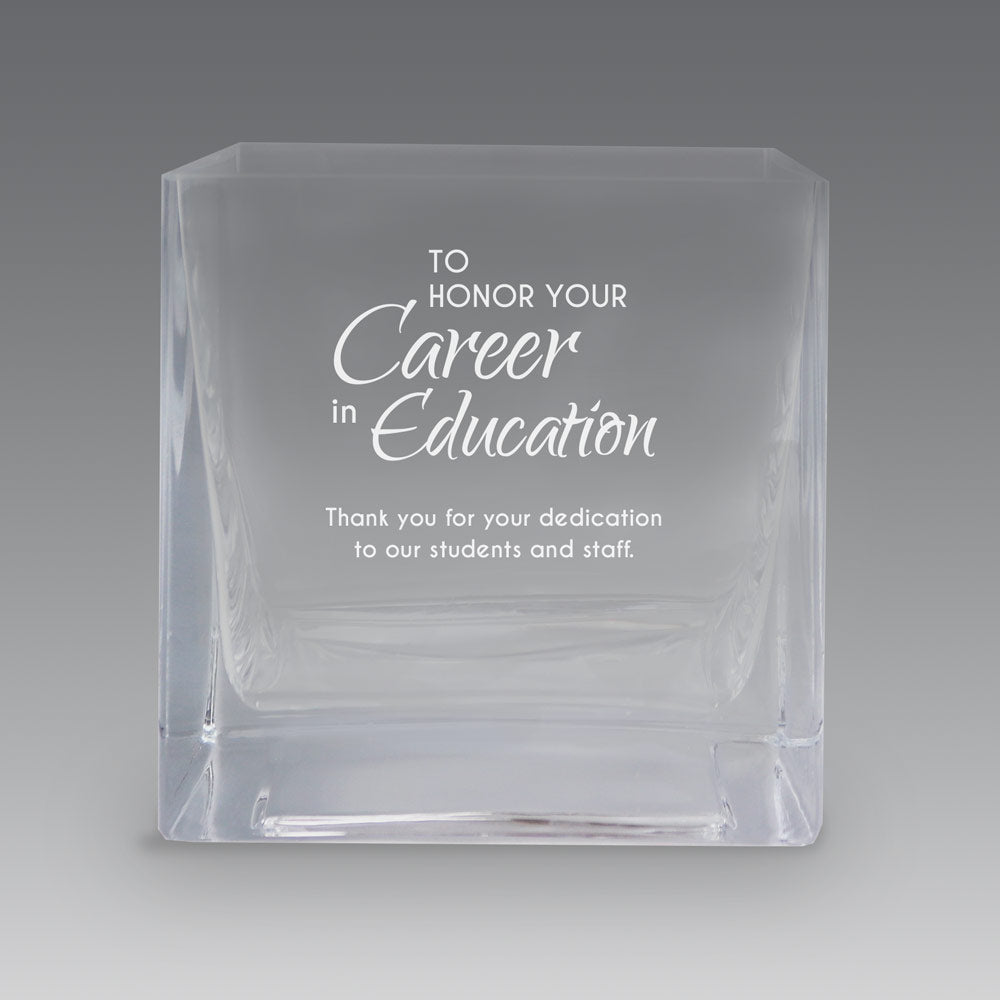 Square Crystal Recognition Bowl