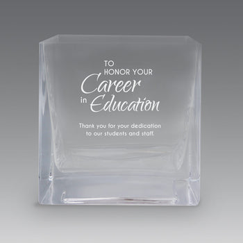 Square Crystal Recognition Bowl