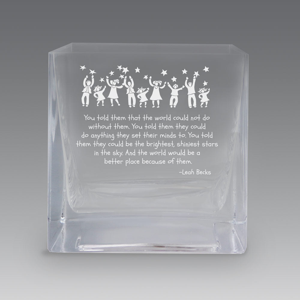 Square Crystal Recognition Bowl
