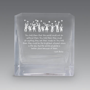 Square Crystal Recognition Bowl