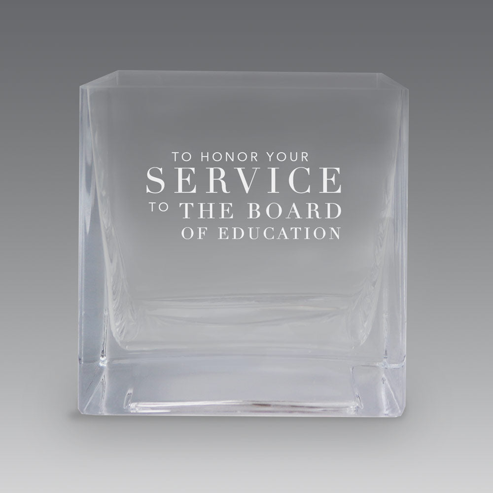 Square Crystal Recognition Bowl