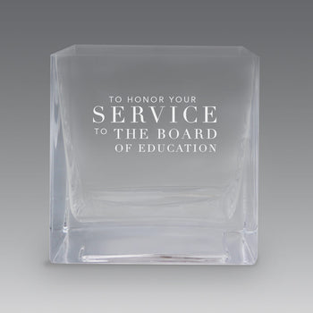 Square Crystal Recognition Bowl