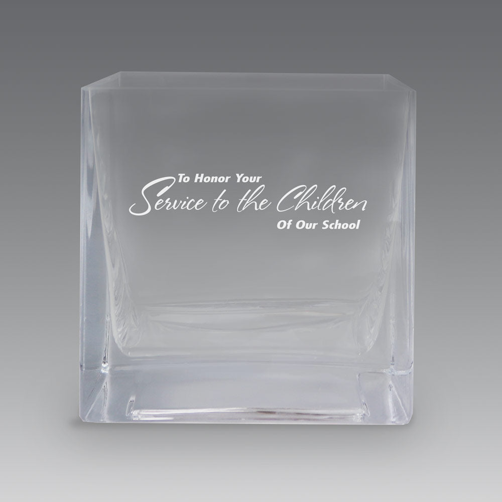 Square Crystal Recognition Bowl