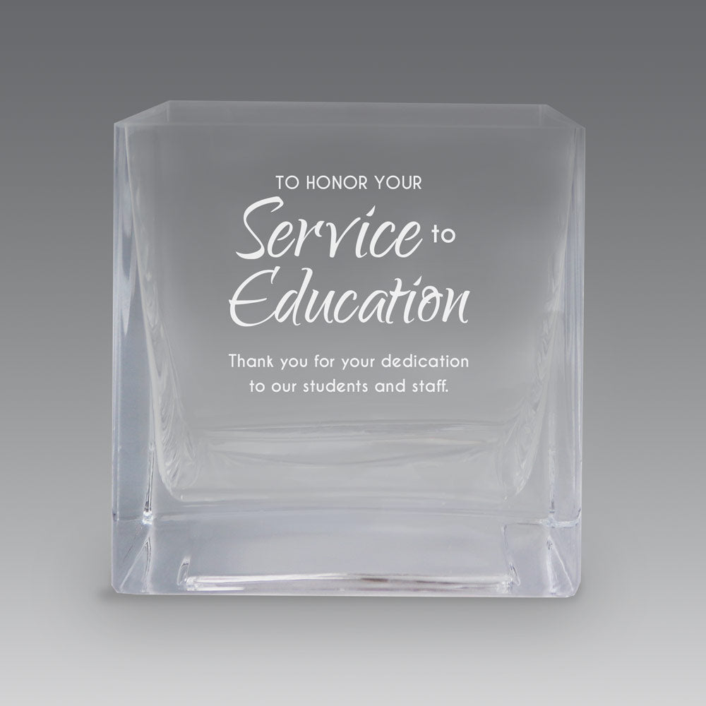 Square Crystal Recognition Bowl