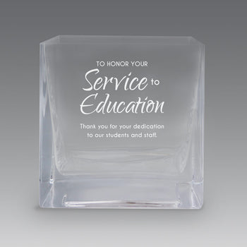 Square Crystal Recognition Bowl