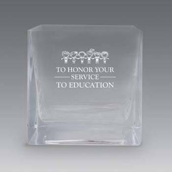 Square Crystal Recognition Bowl