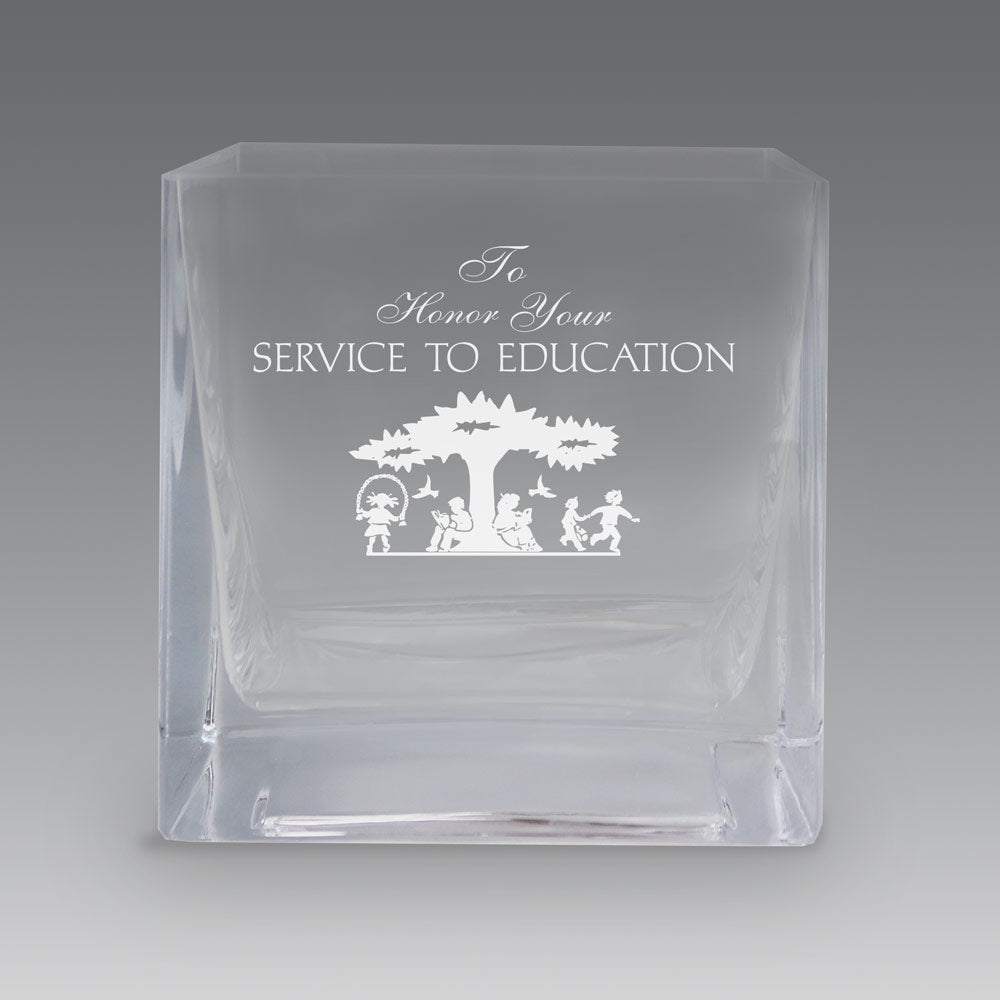 Square Crystal Recognition Bowl