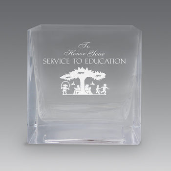 Square Crystal Recognition Bowl