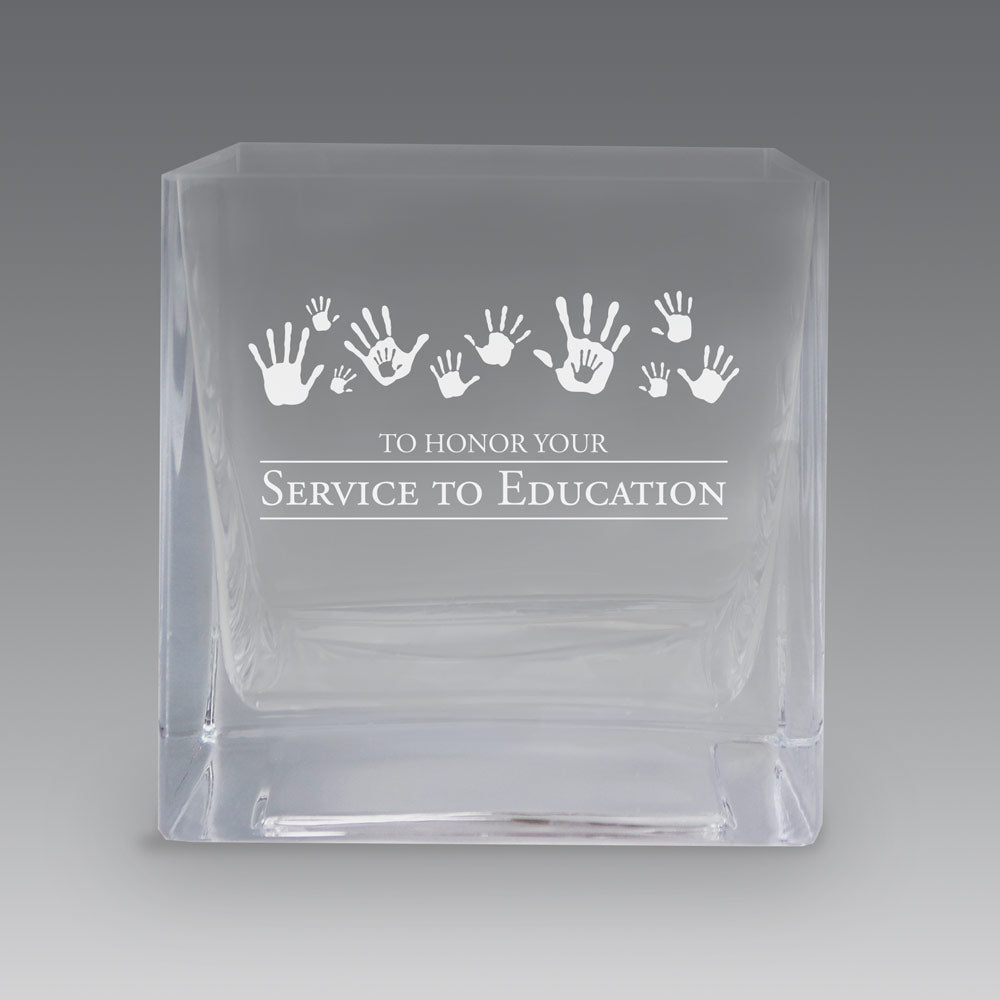 Square Crystal Recognition Bowl