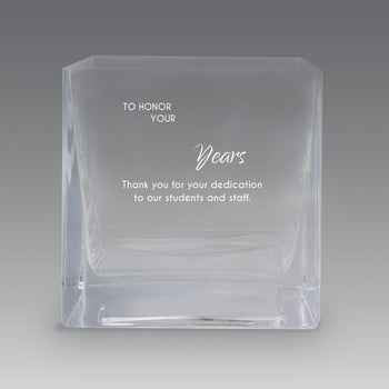 Square Crystal Recognition Bowl