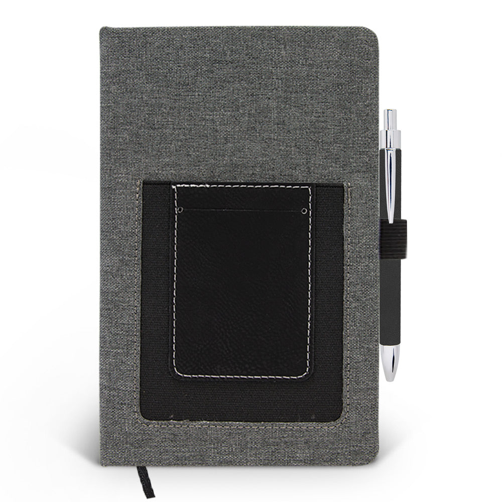 Custom Canvas Journal w/ Pocket