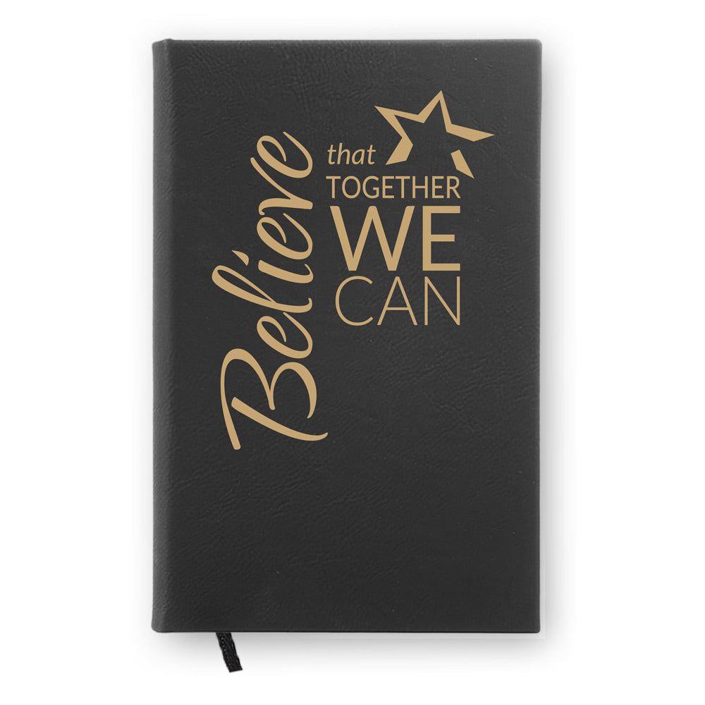 Believe That Together Textured Hardbound Journal