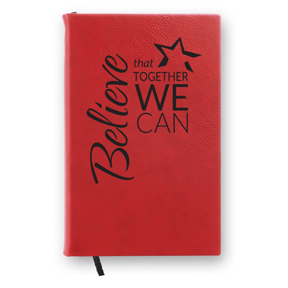 Believe That Together Textured Hardbound Journal