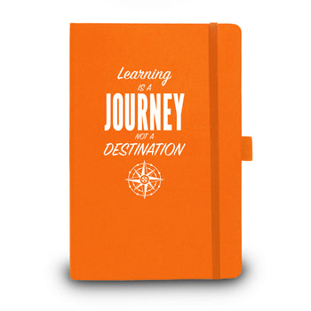 Learning is a Journey Colorful Hardbound Journal - 50% OFF