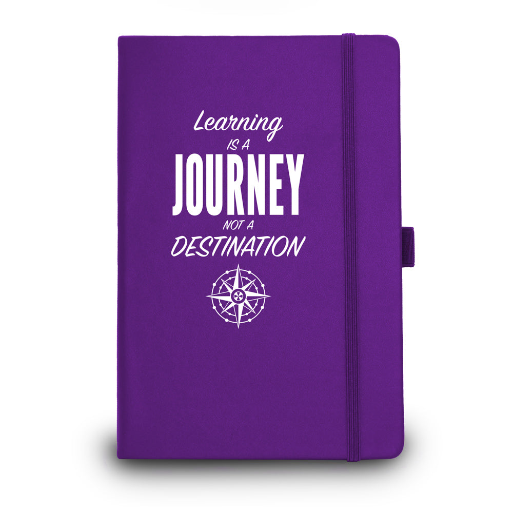 Learning is a Journey Colorful Hardbound Journal - 50% OFF