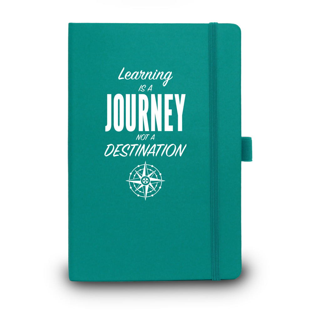 Learning is a Journey Colorful Hardbound Journal - 50% OFF