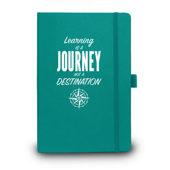 Learning is a Journey Colorful Hardbound Journal - 50% OFF