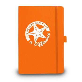 One Person Can Make a Difference Colorful Hardbound Journal - 25% OFF