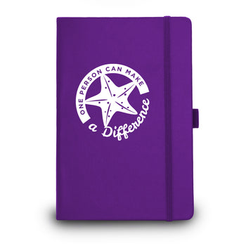 One Person Can Make a Difference Colorful Hardbound Journal - 25% OFF