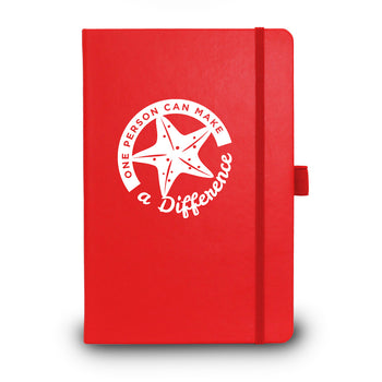 One Person Can Make a Difference Colorful Hardbound Journal - 25% OFF