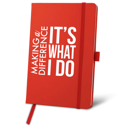Making A Difference It's What I Do Colorful Hardbound Journal - 50% OFF