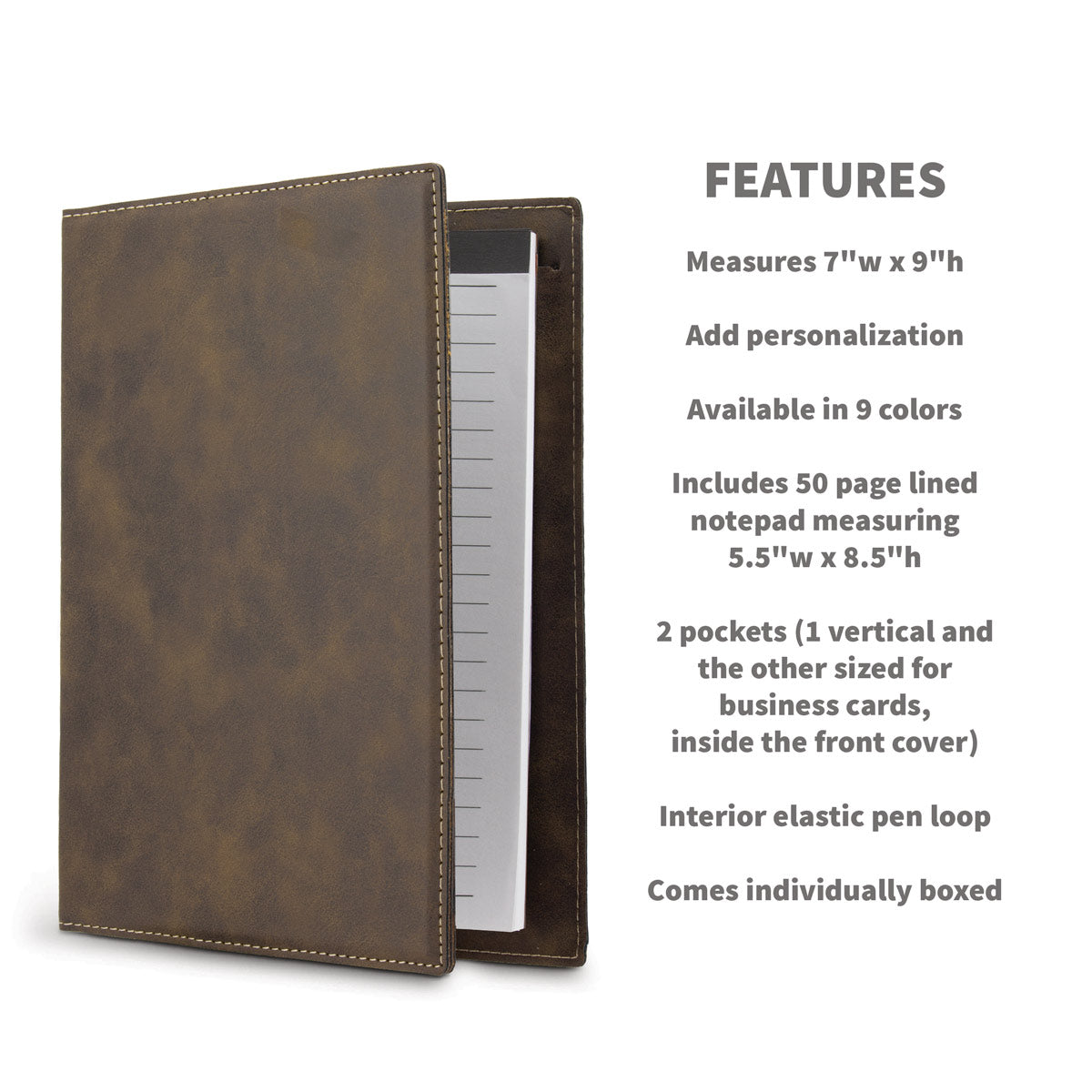 Custom Bi-Fold Jr Padfolio Journal