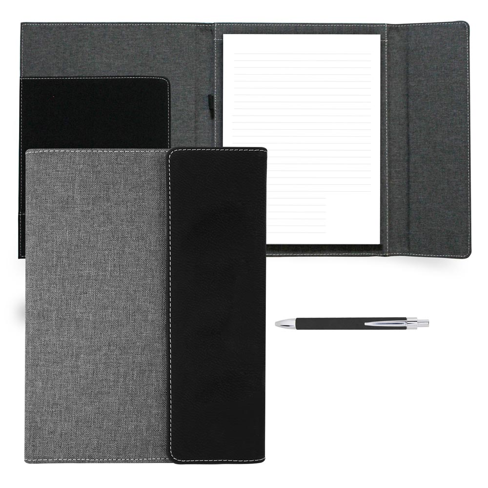 Custom Tri-Fold Canvas Padfolio Journal