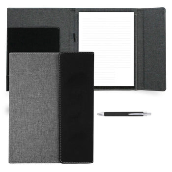 Custom Tri-Fold Canvas Padfolio Journal
